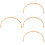 4Pcs Wooden Bucket Handle Replacement For Ice Storage Carrying Grip 8