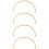4Pcs Wooden Bucket Handle Replacement For Ice Storage Carrying Grip 10