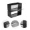2 Stuks Stapelbare 1:64 Auto Displaykast Kunststof 10