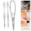 3Pcs Utensílios Para Comer Do Mar Liga De Zinco 3