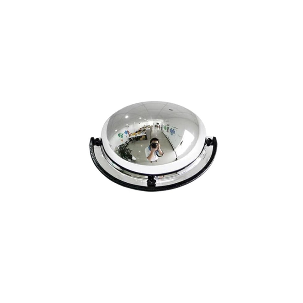 Outdoor Traffic Wide-Angle Convex Mirror 180-Degree Viewing Angle, 40Cm Acrylic Safety Mirror For Enhanced Visibility 9354506078218