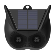 Solar Animal Repeller Solar Powered Bird Deterrent And Squirrel And Rodent Deterrent With Flashing Light Weatherproof