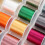 20 Stücke Stickgarne Polyester 300 Meter 20 Farben 13