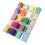 20 Stücke Stickgarne Polyester 300 Meter 20 Farben 9