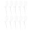 10Pcs Golf Tee Gebogene Golf Nagel Stuhl Geformt 9