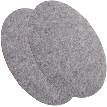 2 Stuks Vinyl Platenmatten Voor Draaitafel Antislip Bescherming