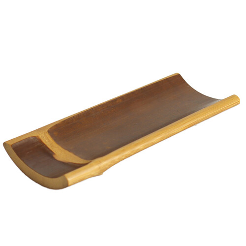 Bamboe Schotel Thee Dienblad Pan Dessert Diner Bord 1