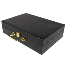 Cigarrenbox Mit Klappdeckel Und Schnallenverschluss Tragbares Etui