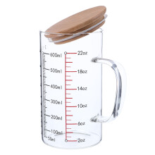 3Stk Messbecher 600Ml Mit Griff Und Deckel Für Backen