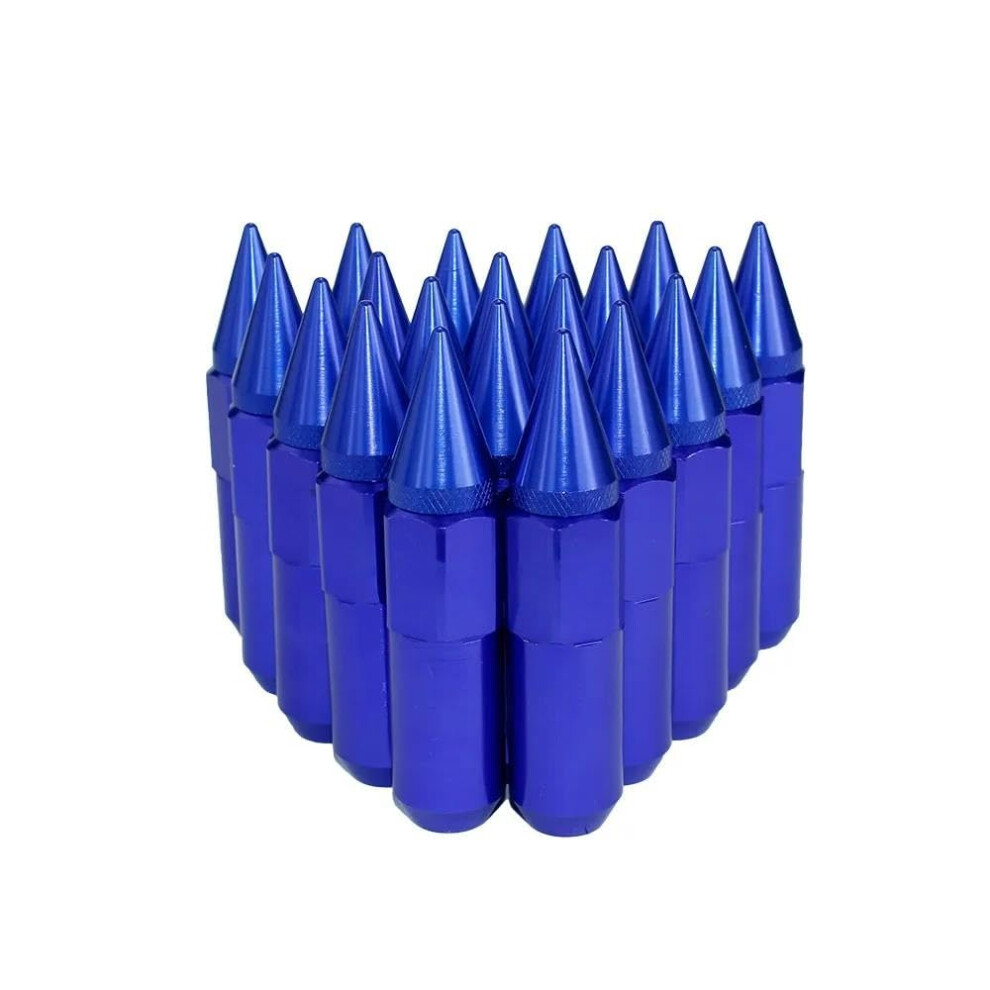 Locking Wheel Nuts For Chevrolet 20Pcs M12x1.5/M12x1.25 60Mm Extended Lug Nuts Color 2 For Tuner Wheels Rims 9354506078546