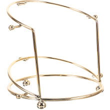 3Stk Goldfarbener Krone Display Ständer Aus Metall Für Haarschmuck