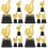 16 Unidades Troféu De Brinquedo Escolar Recompensa 7