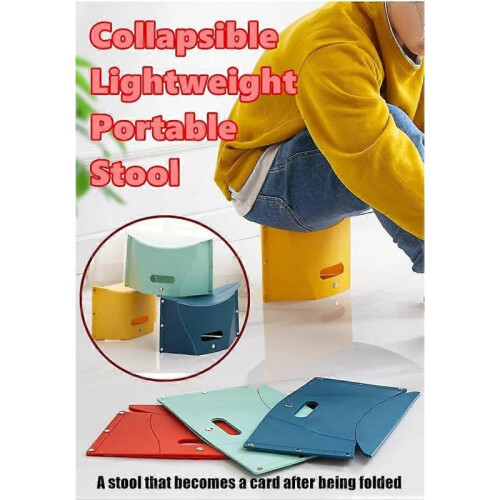 Portable Stool Compact Lightweight Foldable Seat Adjustable Foldable Chair Suitable for Camping,Hiking 1