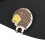 Tragbarer Mini-Golfballmarker, Golfhut-Clip, 4