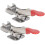 Door Frame Snap Ring Clamp Pull Type Toggle Clamp With Hole Adjustable Stainless Steel 400 Lbs Capacity 2 Pcs 4