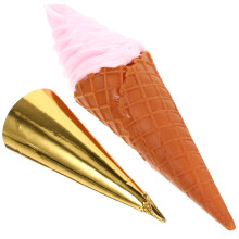 Künstliches Eistüten Modell Nachgemachtes Eiscreme Dessert Display