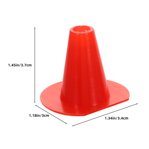 20Pcs Red Cone Shaped Bee Hive Escape Door Plastic Tool for Beekeeping 1