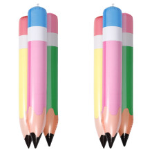 Jumbo Aufblasbarer Stift 6Stück 70cm Buntstift Ballons Für Party