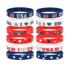 48 . Unabhängigkeitstag Silikon Armband Patriotisches Thema