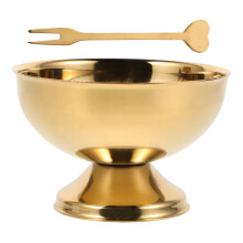 Stainless Steel Dessert Cups Ice Cream Bowl Yogurt Cake Salad Fruit