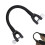 Ski Tip Connector Stainless Steel For Snowboard Portable Training Tool Black Generic Training Aid 1