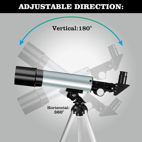 Telescope Portable Refractor With Tripod For Beginners Astronomical Telescope 2