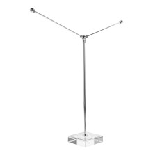 Tabletop Flagge Stand Dekorative Basis Kristall Fahnenmasthalterung