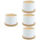 4 Sets Untersetzer Für Teetassen Mit Halter 8