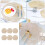 6 Hohle Tischsets Rosenform Party Untersetzer 10