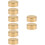8 Pcs Wooden Round Handrail End Caps 9
