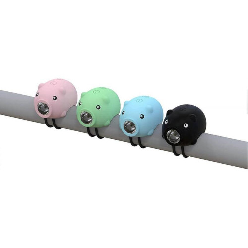 Bicycle Lights and Tail Lights with Horn Function,USB Rechargeable Bike Light120 Decibel Speaker 2