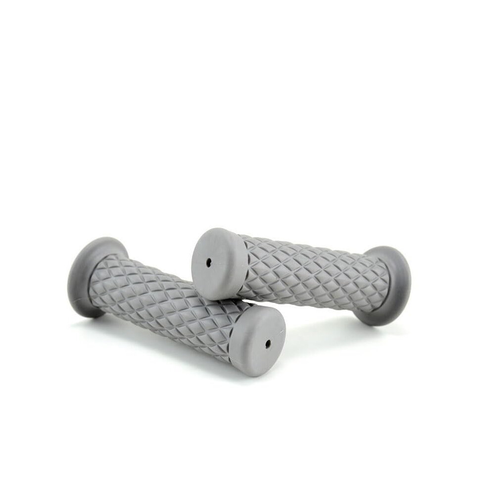 Motorcycle Grips Rubber Left And Right Universal Fit Handlebar Grips Cross Style Classic Brown 9084446221756