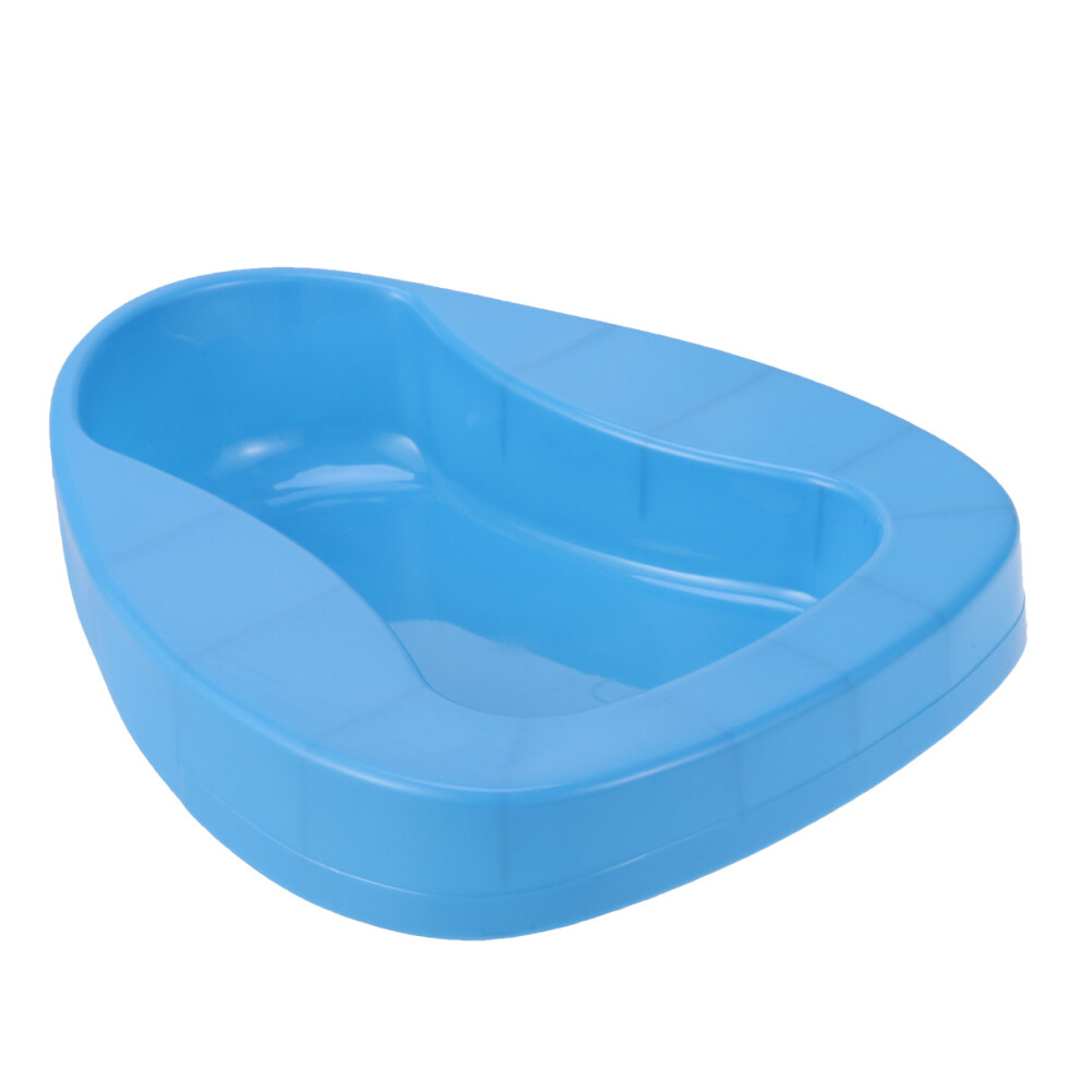 Villcase 2Pcs Thickened Bed Pan For Elderly Care Plastic Blue