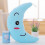 Blue Led Luminosa Cuscino Glow Peluche Bambino 6