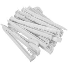 20 Plastic Tentpaaltjes Haken Voor Kamperen Tuinieren Wit