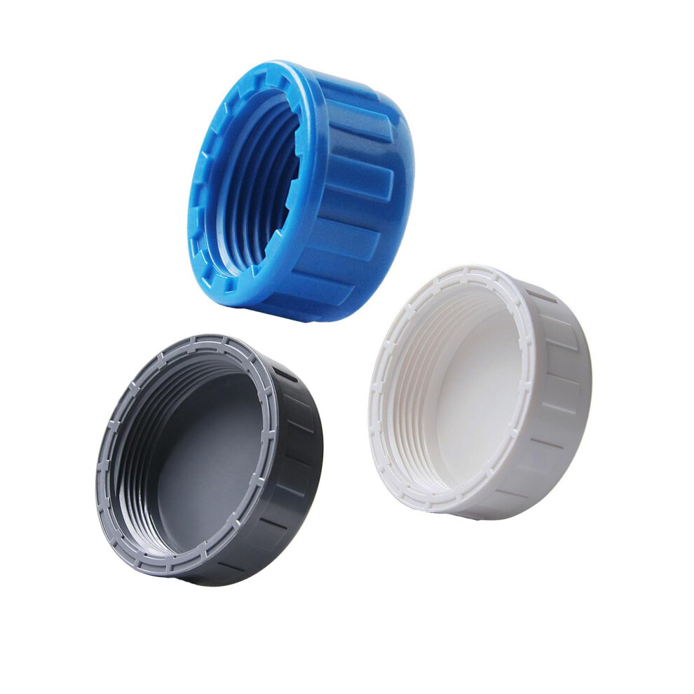 Pvc Threaded Cap Blue 20Mm For Pvc Piping 9354506080624