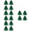 16 Weihnachtsbaum Besteckhalter Xmas Silberwarenhalter 9