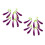 4Sets Purple Artificial Eggplant Hanging Strings Realistic Foam Decor 7