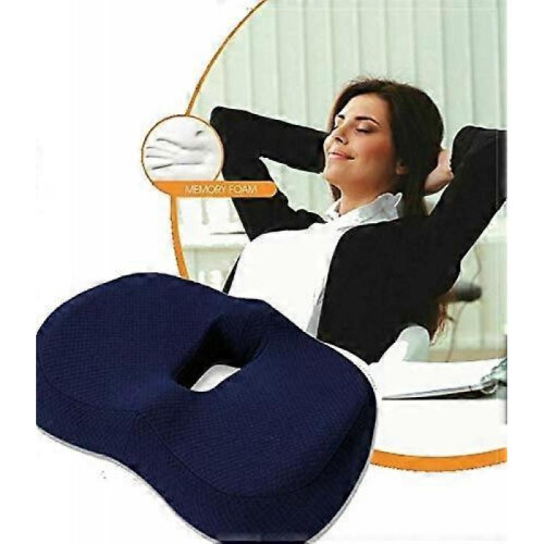 Luxury Memory Foam Seat Cushion for Relieving Back, Sciatica,Tailbone Pain