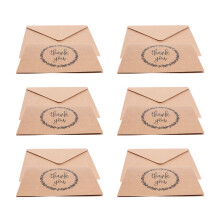 30Stk Kraftpapier Danke Mit Umschlag Für Scrapbooking Und Briefe