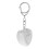3Pcs Heart-Shaped Personal Alarm Keychain With Led Light 2