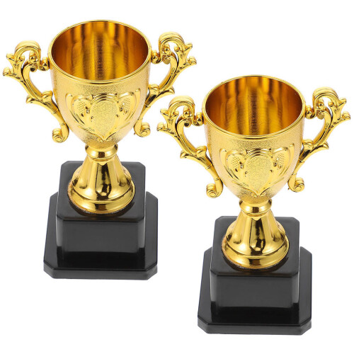 2 Unidades De Troféu Pequeno E Para Festa
