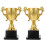 2 Unidades De Troféu Pequeno E Para Festa 2