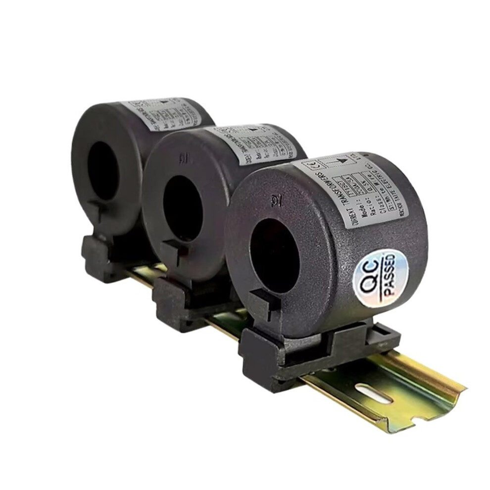 Clamp Current Sensor Transformer Core 50A 75A 100A 150A 200A Din Rail, Waterproof Mini Ac Current Transformer 30A 9354506081805