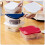 2Stk Wiederverwendbare Kunststoff Bento Box Tragbar Lunchbox 3