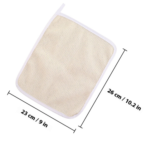 6Stück Peeling-Körper-Pad -Peeling-Pad Nylon-Peeling-Waschlappen 1