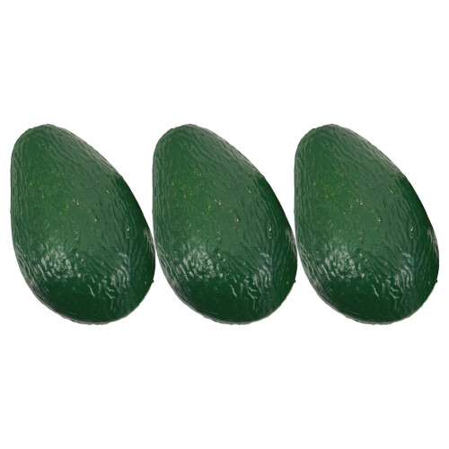 6 Pcs Realistic Avocado Models For Decoration 1