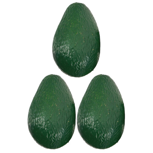 6 Pcs Realistic Avocado Models For Decoration 2