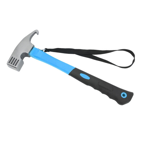Framing Hammer ABS Iron-Strong Hawkbill Design, Blue, For Hiking, Durable Construction