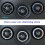 2Pcs Crystal Rhinestone Ring for Car Decor, Auto Engine Start Stop Decoration Crystal Interior Ring Decal 5